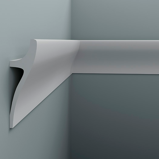 Молдинг под покраску Европласт 1.51.711 с подсветкой 2000×175×55