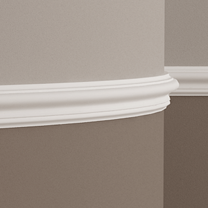 Молдинг под покраску гибкий Европласт 1.51.302 2000×60×25 фото в интерьере