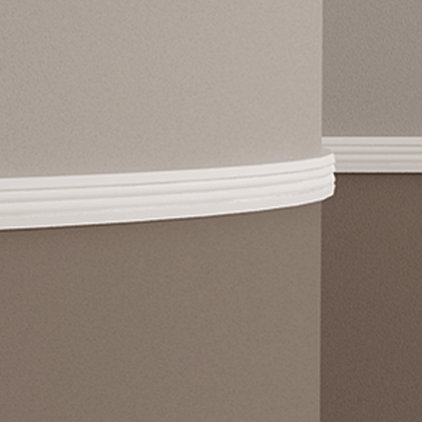 Молдинг под покраску гибкий Европласт 1.51.306 2000×31×10 фото в интерьере
