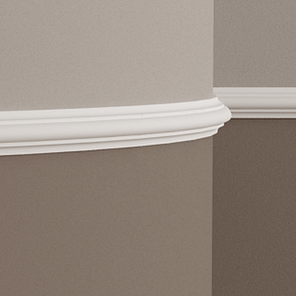 Молдинг под покраску гибкий Европласт 1.51.308 2000×41×20 фото в интерьере