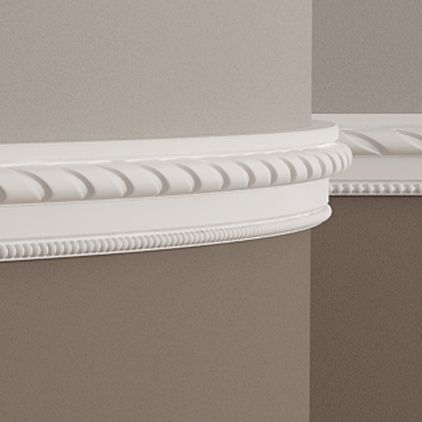 Молдинг под покраску гибкий Европласт 1.51.314 2000×66×19 фото в интерьере