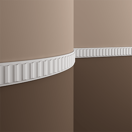Молдинг под покраску гибкий Европласт 1.51.338 2000×40×9 фото в интерьере