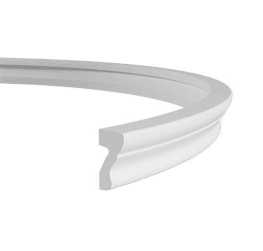 Молдинг под покраску гибкий Европласт 1.51.346 2000×34×16