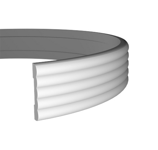 Молдинг под покраску гибкий Европласт 1.51.356 2000×47×9