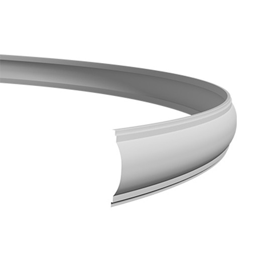 Молдинг под покраску гибкий Европласт 1.51.360 2000×72×17