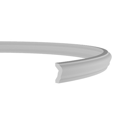 Молдинг под покраску гибкий Европласт 1.51.375 2000×41×20