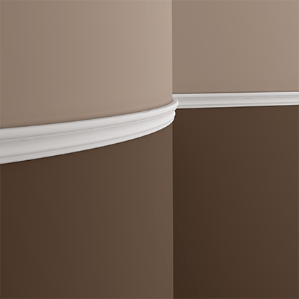Молдинг под покраску гибкий Европласт 1.51.377 2000×52×17 фото в интерьере