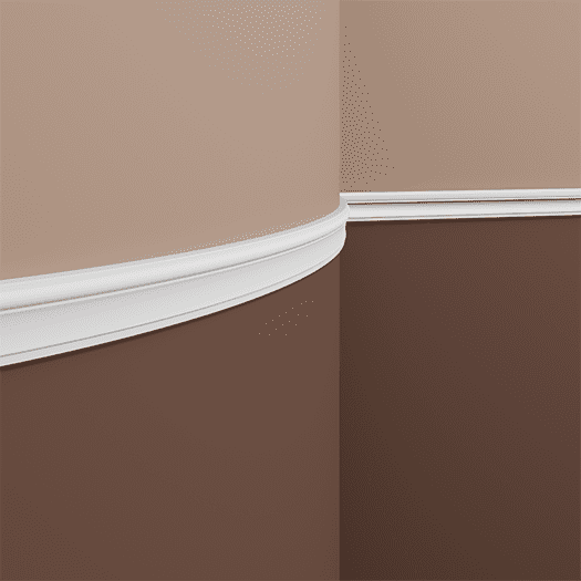 Молдинг под покраску гибкий Европласт 1.51.383 2000×75×23 фото в интерьере