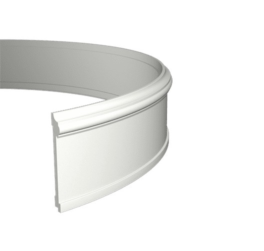 Молдинг под покраску гибкий Европласт 1.51.381 2000×193×24