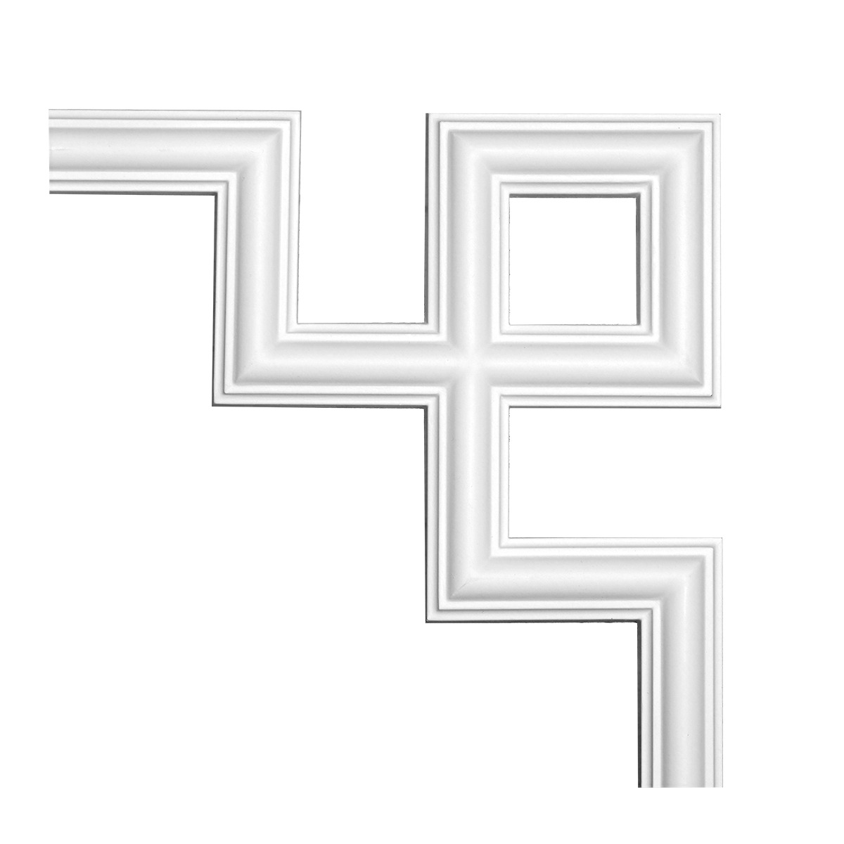 Угловой элемент к молдингу под покраску Европласт 1.52.286 199×199×12