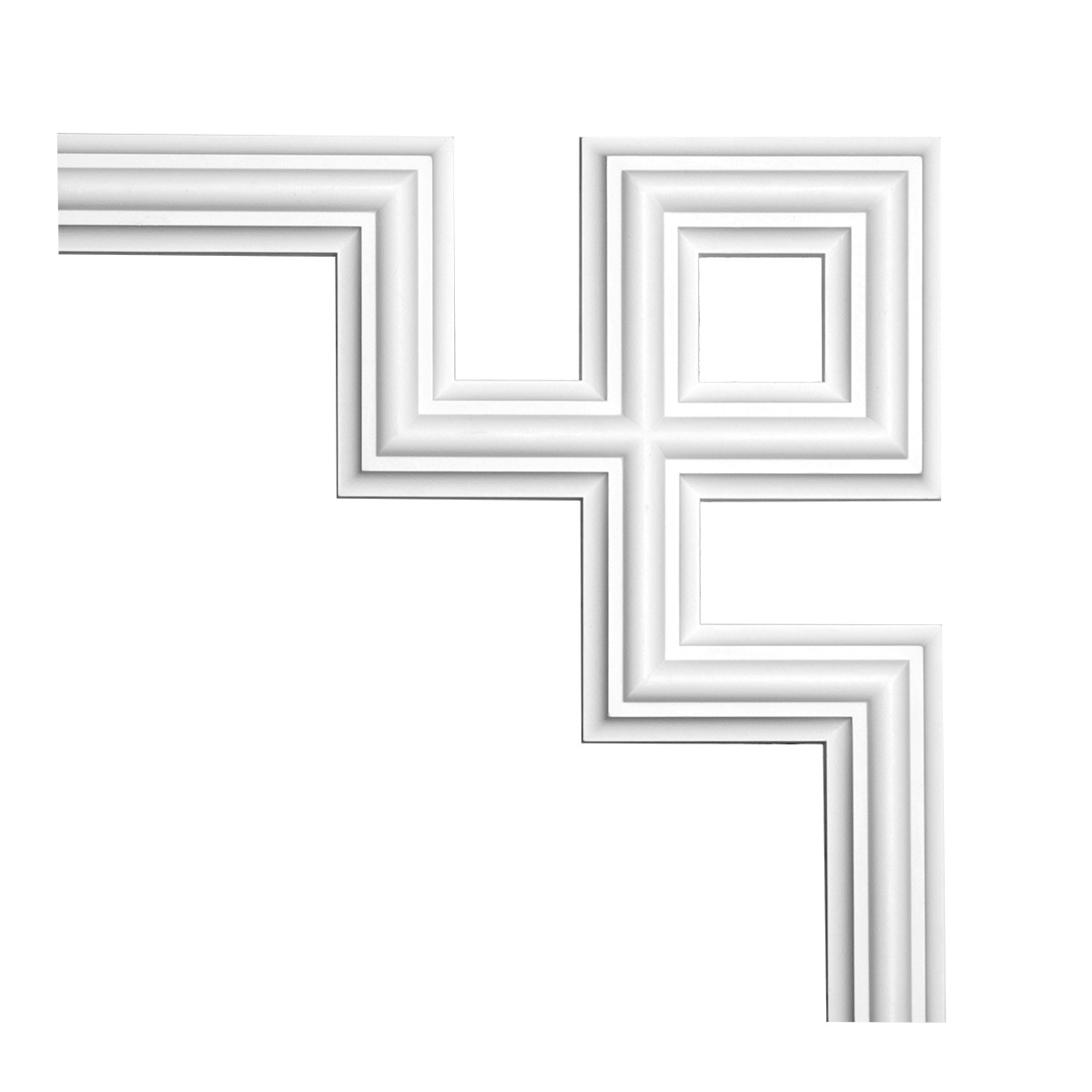 Угловой элемент к молдингу под покраску Европласт 1.52.287 300×300×20