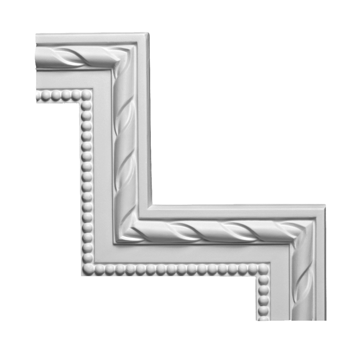 Угловой элемент к молдингу под покраску Европласт 1.52.294 261×261×18