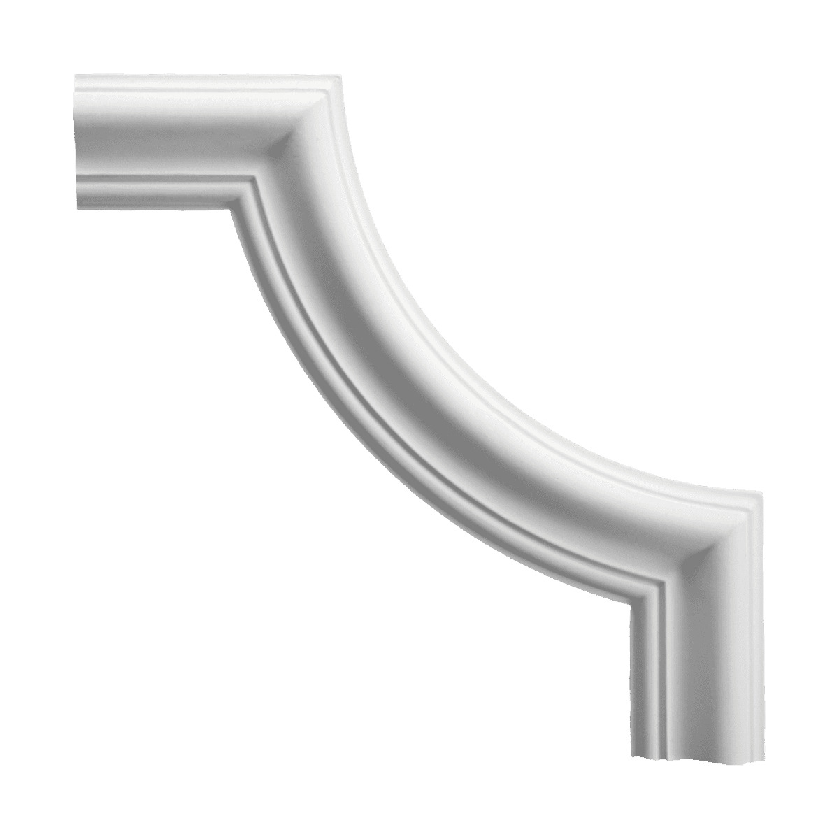 Угловой элемент к молдингу под покраску Европласт 1.52.301 210×210×16