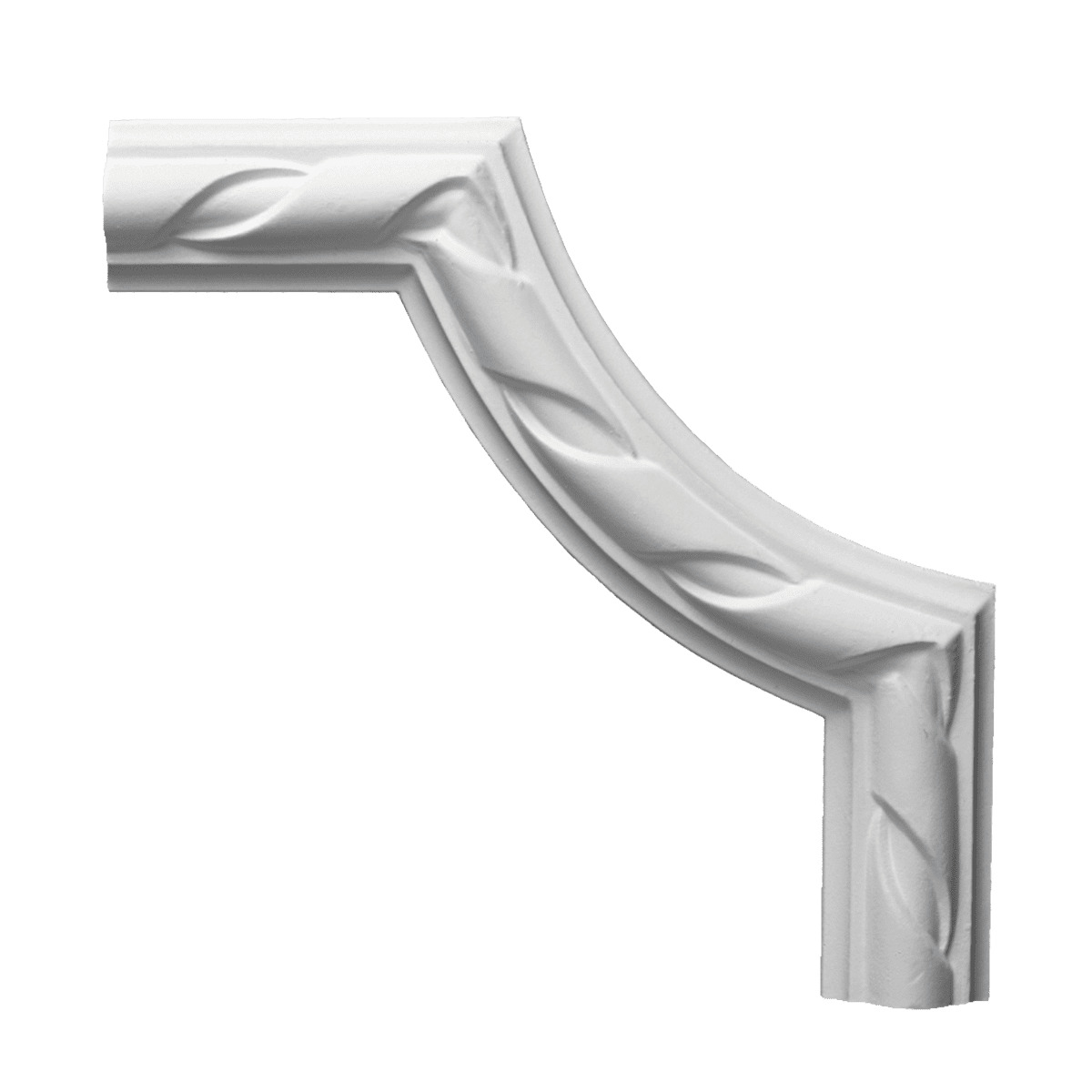 Угловой элемент к молдингу под покраску Европласт 1.52.312 208×210×18