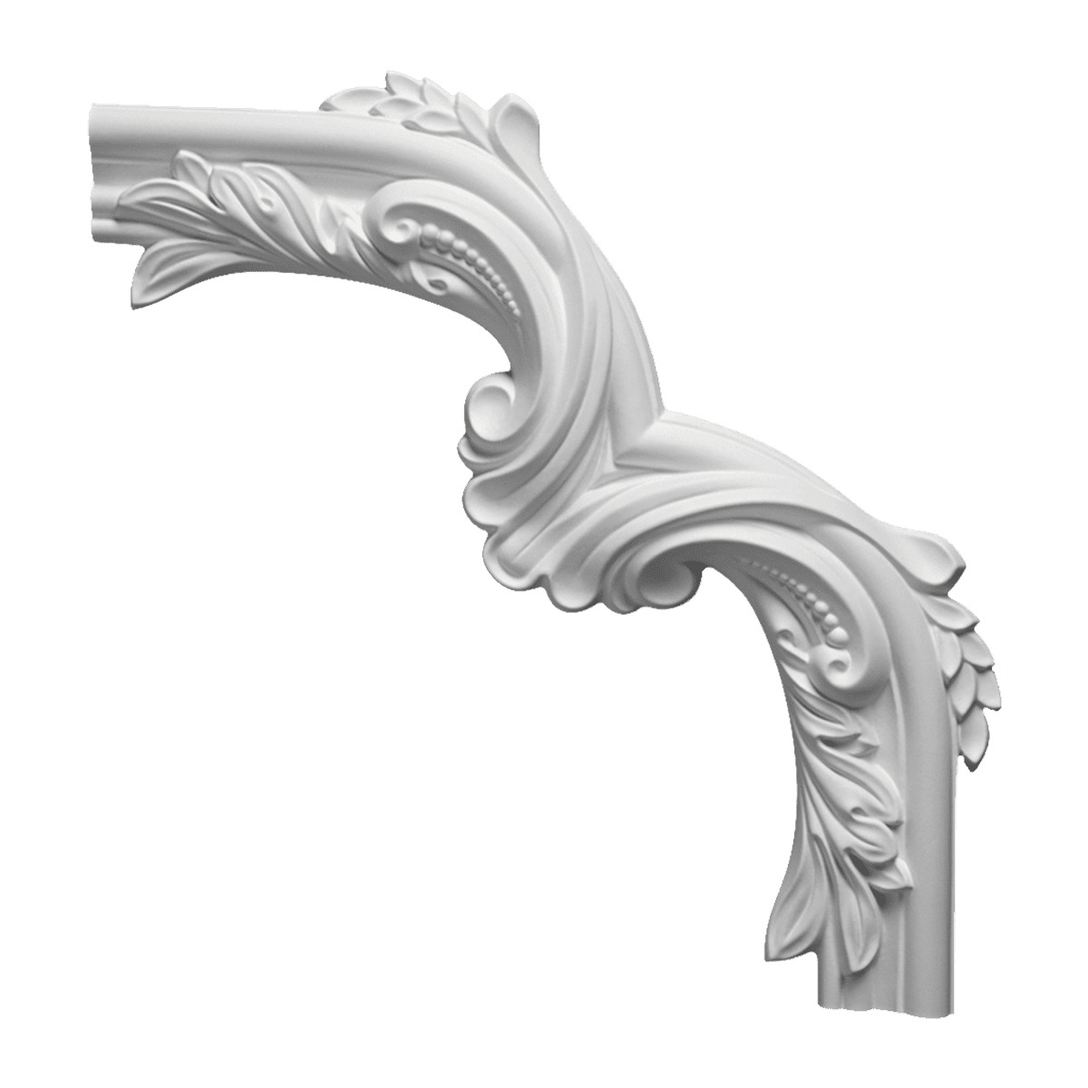 Угловой элемент к молдингу под покраску Европласт 1.52.400 294×294×26