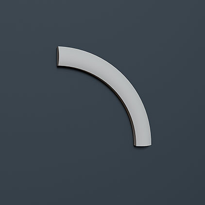 Угловой элемент к молдингу под покраску Европласт 1.52.815 245×245×20