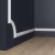 Декор к молдингу под покраску Европласт 1.52.817 300×300×20 фото в интерьере
