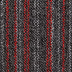 Ковровая плитка Bonkeel Space Strip Red 500×500×5,9