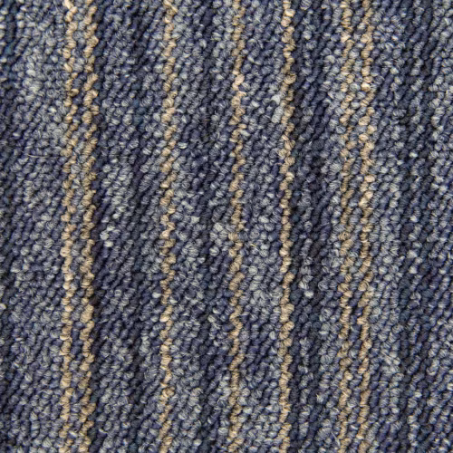 Ковровая плитка Bonkeel Space Strip Blue 500×500×5,9