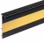 Плинтус ПВХ для ковролина Cezar RAL 9005 Черный 113 2500×53×13,2