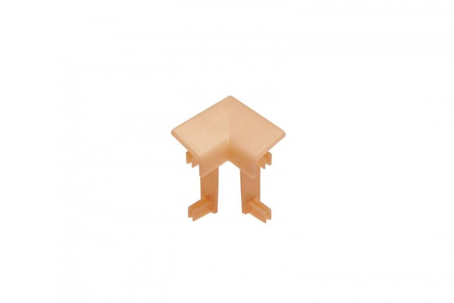 Угол ПВХ внутренний для плинтуса Cezar Карамель 107 40,5 мм