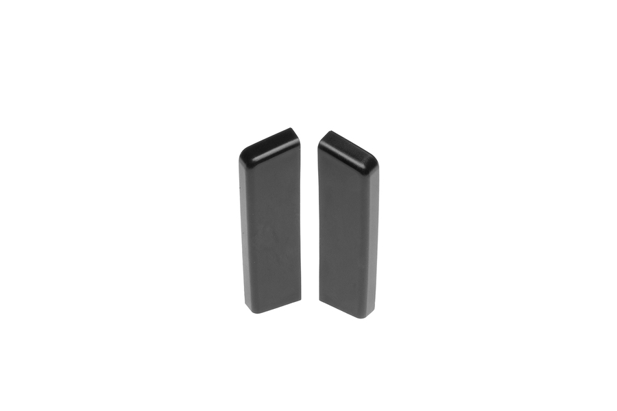 Заглушка ПВХ для плинтуса Cezar Графит 123 53 мм 2 шт/уп