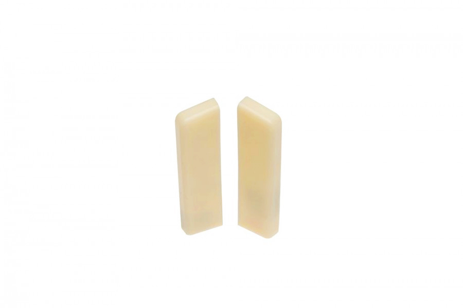 Заглушка ПВХ для плинтуса Cezar Слоновая кость 102 53 мм 2 шт/уп