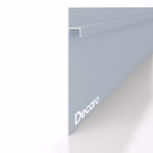 Плинтус алюминиевый скрытый с подсветкой Decaro Invisible i100 под покраску 2000×131×13,5