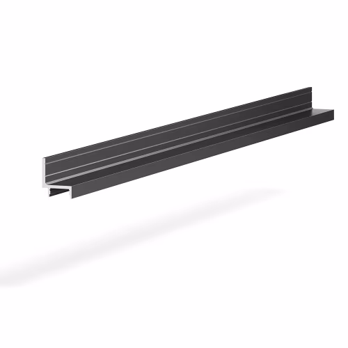 Профиль алюминиевый теневой с подсветкой Laconistiq Universal Panel Черный 44-11-300 3000×21,5×18,1