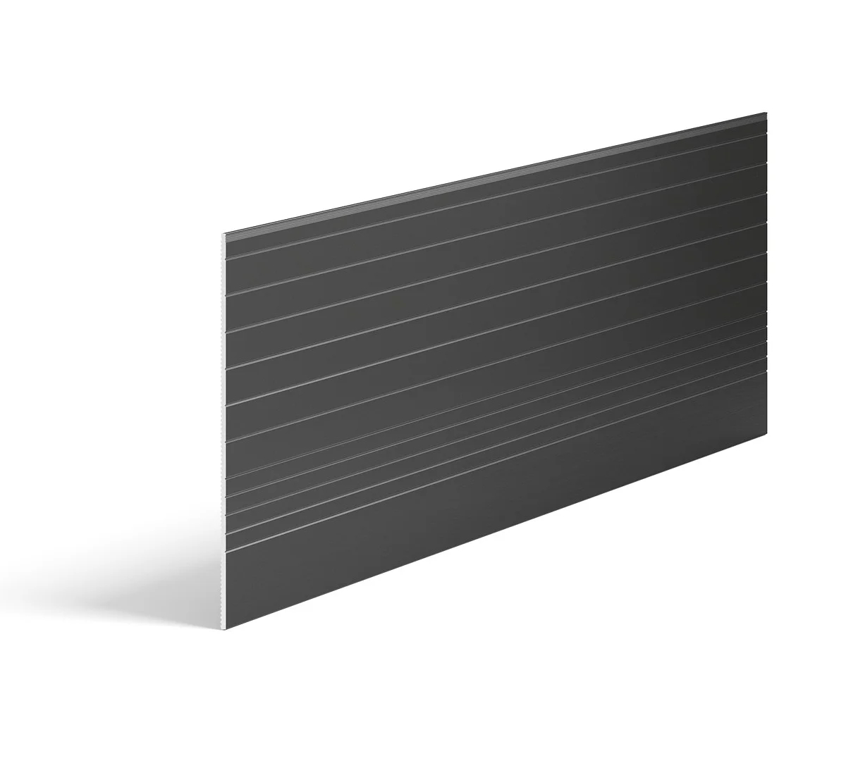 Профиль алюминиевый для теневого плинтуса Laconistiq Universal Base Черный 43-11-300 3000×108×1,7