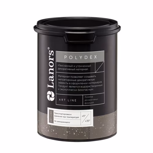 Лак для декоративной штукатурки Lanors Polydex 2К матовый 1 л