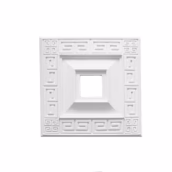 Потолочная розетка под покраску Перфект Плюс B3052 45,1×45,1 см
