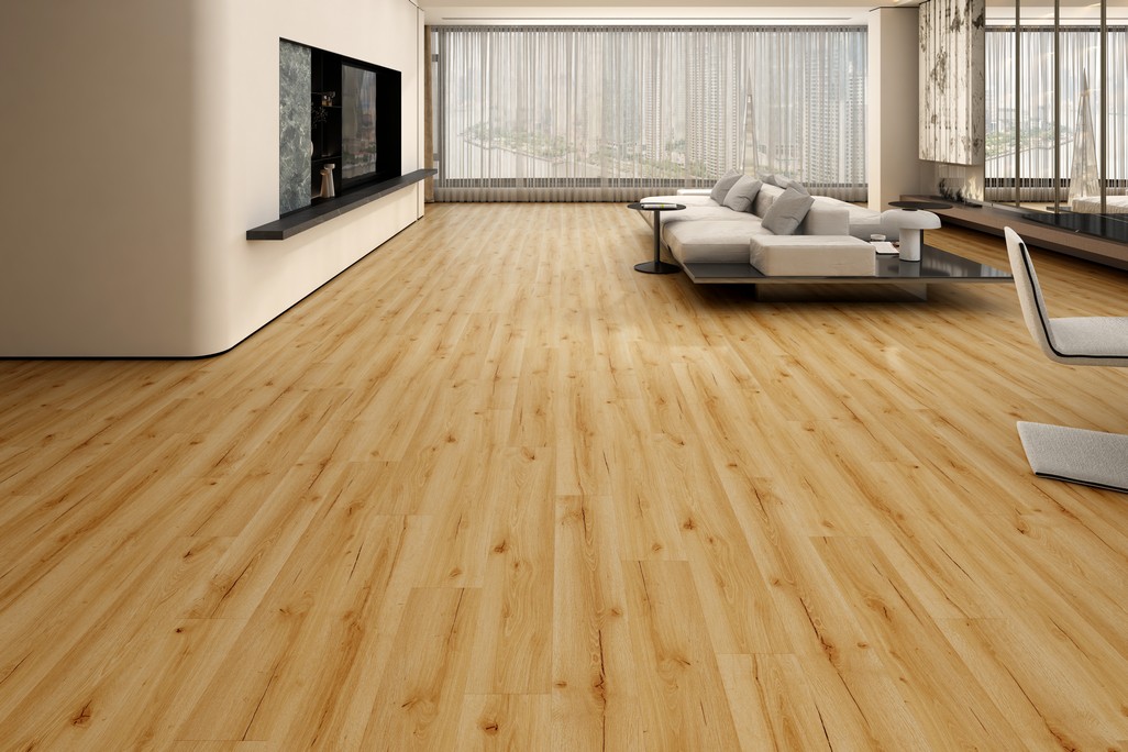 Кварцвиниловый SPC ламинат Evofloor Лайф Дуб Илона Oak Ilona EIR3052-2 1120×184×4,2 фото в интерьере