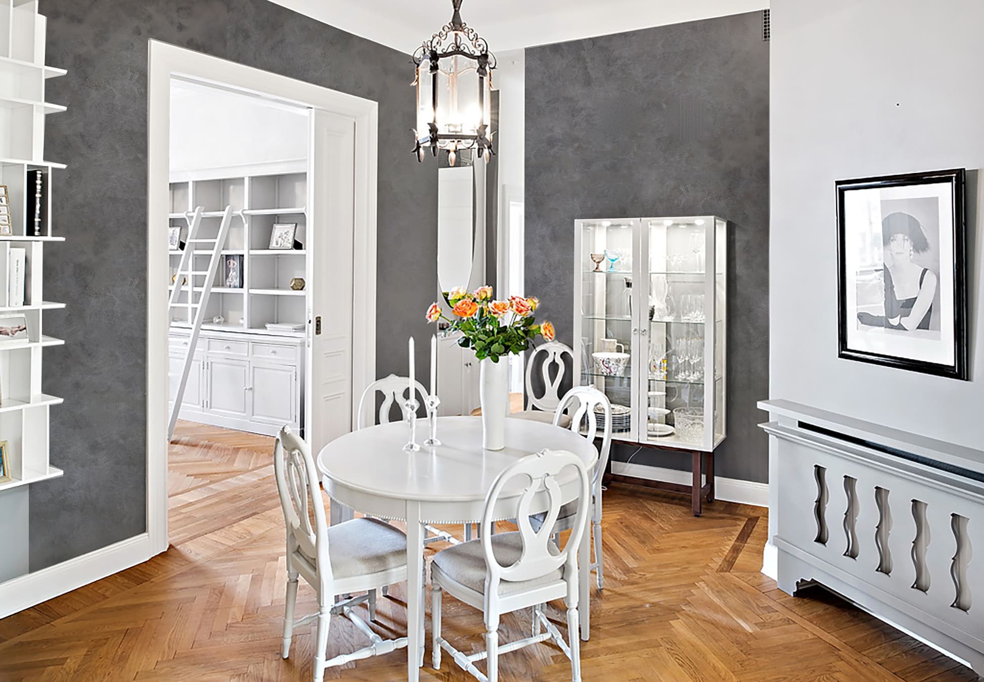 Штукатурка декоративная Lanors Кантри Country 15 кг фото в интерьере