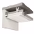 Плинтус алюминиевый теневой с подсветкой Decaro D002A Black Черный 2000×45×14,5
