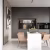Плинтус алюминиевый теневой с подсветкой Decaro D002A Black Черный 2000×45×14,5 фото в интерьере