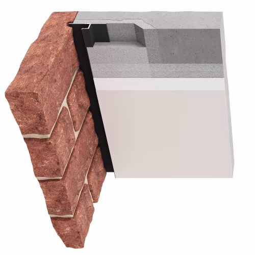 Плинтус алюминиевый теневой под покраску с подсветкой Decaro D003 2000×50×14,5