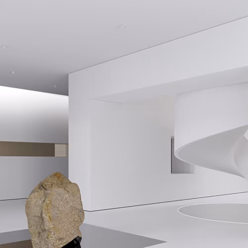 Плинтус алюминиевый теневой под покраску с подсветкой Decaro D003 2000×50×14,5