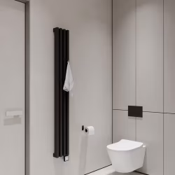 Плинтус алюминиевый теневой с подсветкой Decaro D003A Black Черный 2000×50×14,5