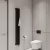 Плинтус алюминиевый теневой с подсветкой Decaro D003.2A Black Черный 2000×50×17 фото в интерьере