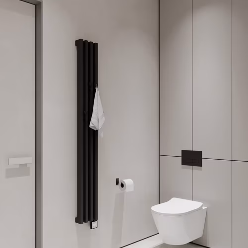 Плинтус алюминиевый теневой с подсветкой Decaro D003.2A Black Черный 2000×50×17