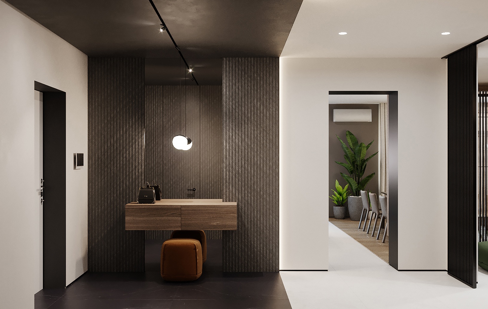 Плинтус алюминиевый теневой с подсветкой Decaro D003.2A Black Черный 2000×50×17 фото в интерьере Плинтус алюминиевый теневой с подсветкой Decaro D003.2A Black Черный 2000×50×17 фото в интерьере