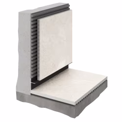 Плинтус алюминиевый теневой Decaro D004.1A Black Черный 2000×31×14