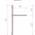Плинтус алюминиевый теневой под покраску Decaro D004.1 2000×31×14