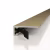 Микроплинтус алюминиевый Decaro M15A Brass Brush Латунный браш 2000×6×15