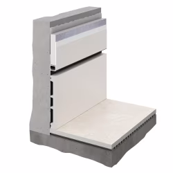 Плинтус алюминиевый скрытый с подсветкой Decaro Invisible i100A Черный 2000×131×13,5