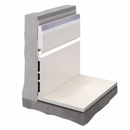 Вставка для скрытого плинтуса под покраску Decaro Invisible PL100 2000×100×12,5