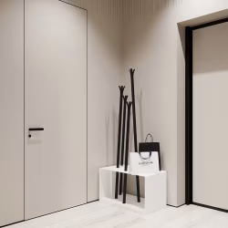 Профиль алюминиевый теневой с подсветкой Decaro D005A Black Черный 2000×50×55