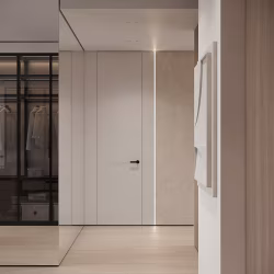 Профиль алюминиевый теневой с подсветкой Decaro D005A Black Черный 2000×50×55