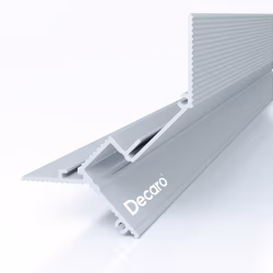Профиль алюминиевый теневой под покраску с подсветкой Decaro D005 2000×50×55